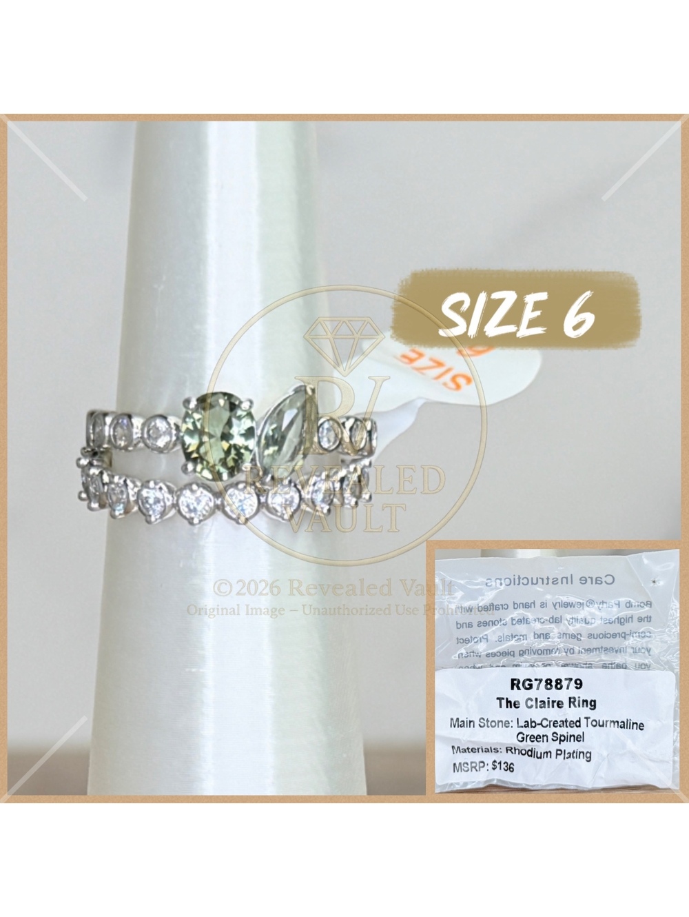 The Claire Ring - Size 6 - OG